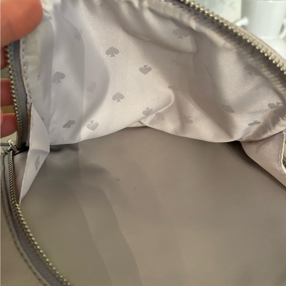 🧁kate spade Taupe/Beige Backpack Pristine Spacious Clean trendy tailored - Picture 10 of 12